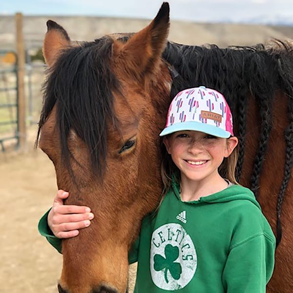 4-H student with horse