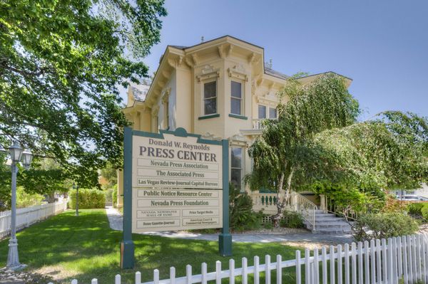 The Rinckel Mansion in Carson City is being listed for sale by the Nevada Press Foundation.